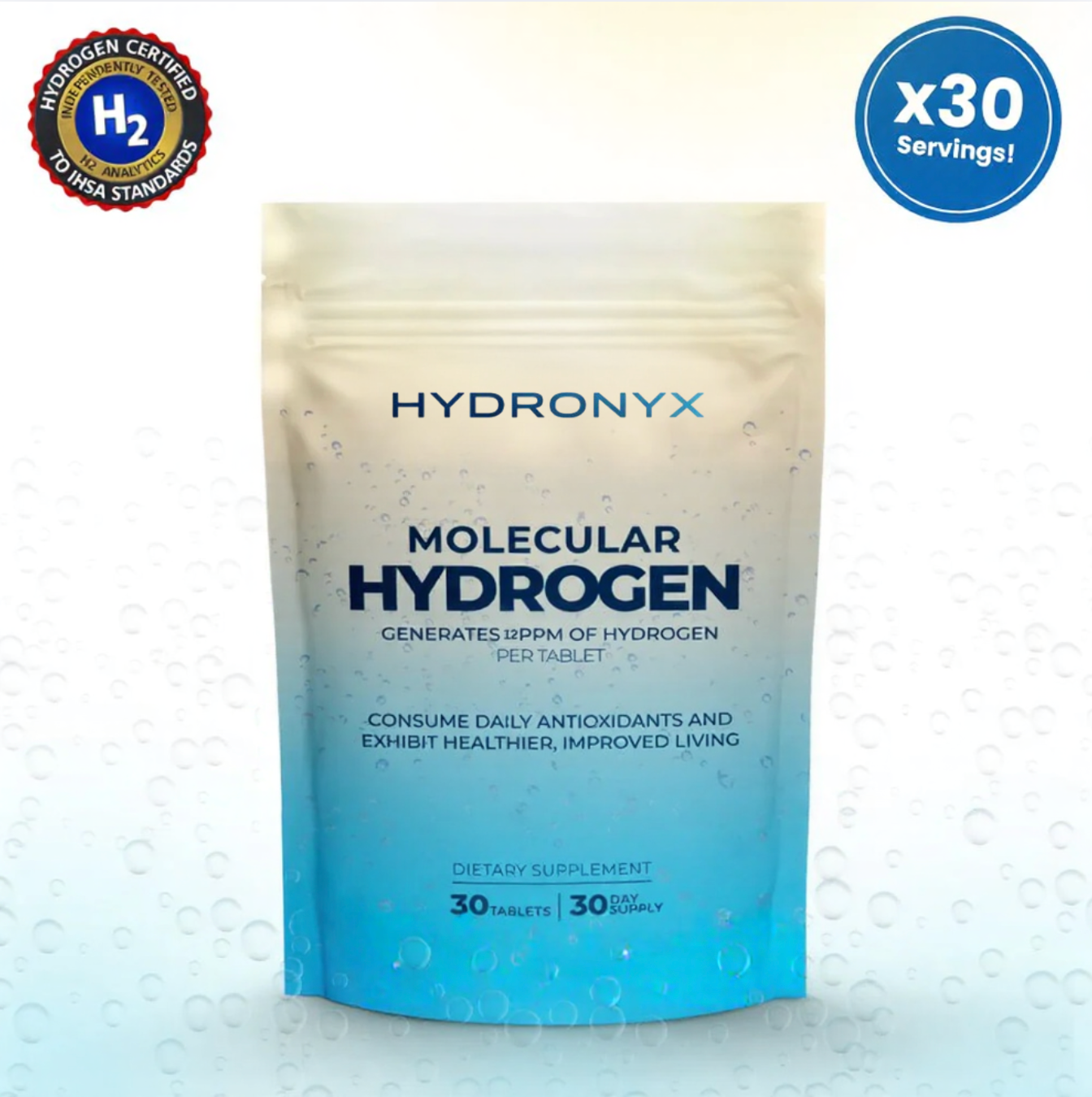Hydronyx™ Hydrogen Water Tablets